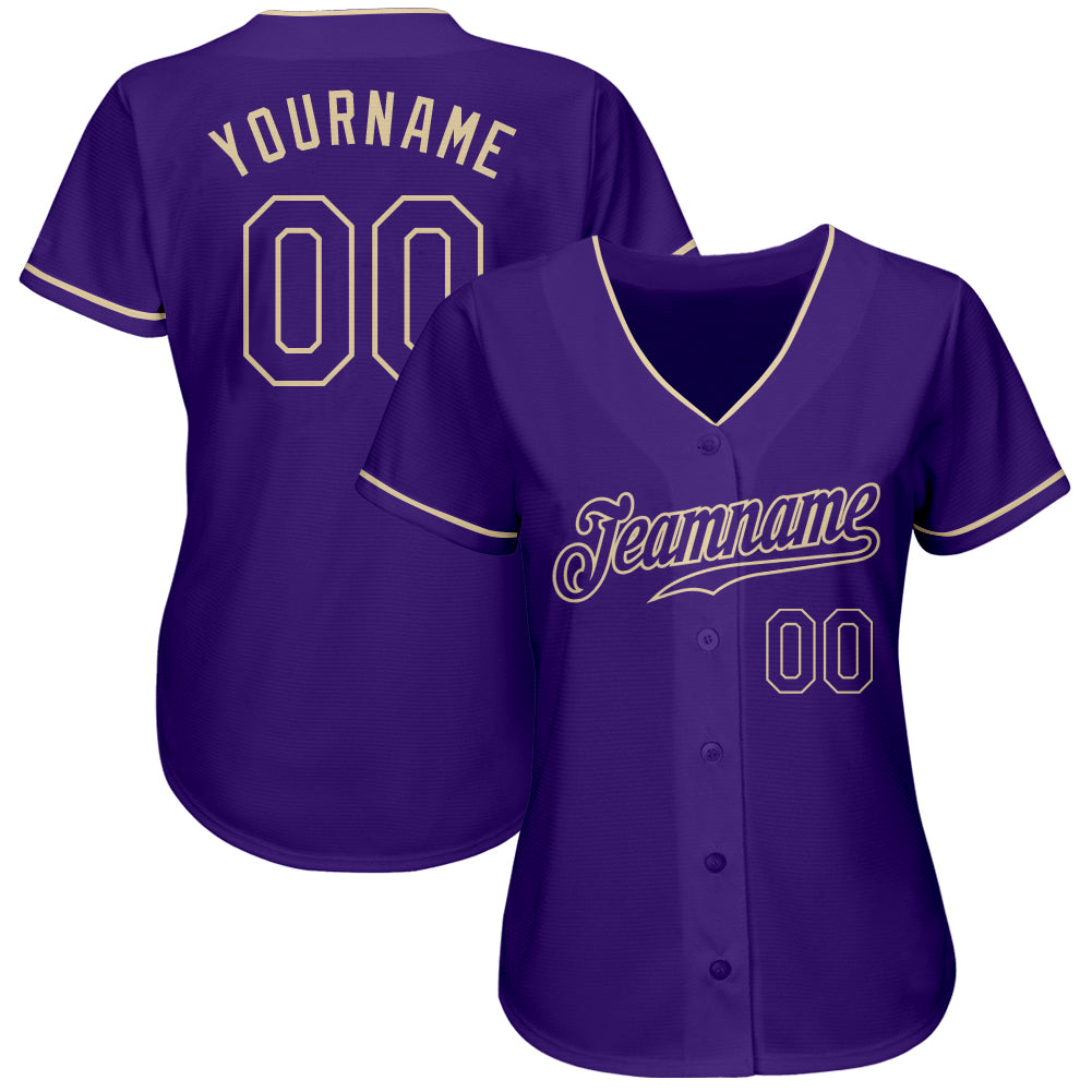 Custom-Purple-Purple-Cream-Baseball-MLB-Jersey-5534