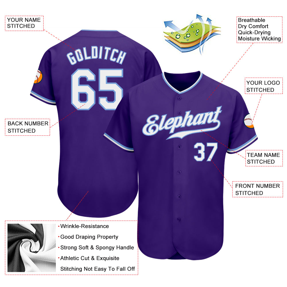 Custom-Purple-White-Light-Blue-Baseball-MLB-Jersey-1877