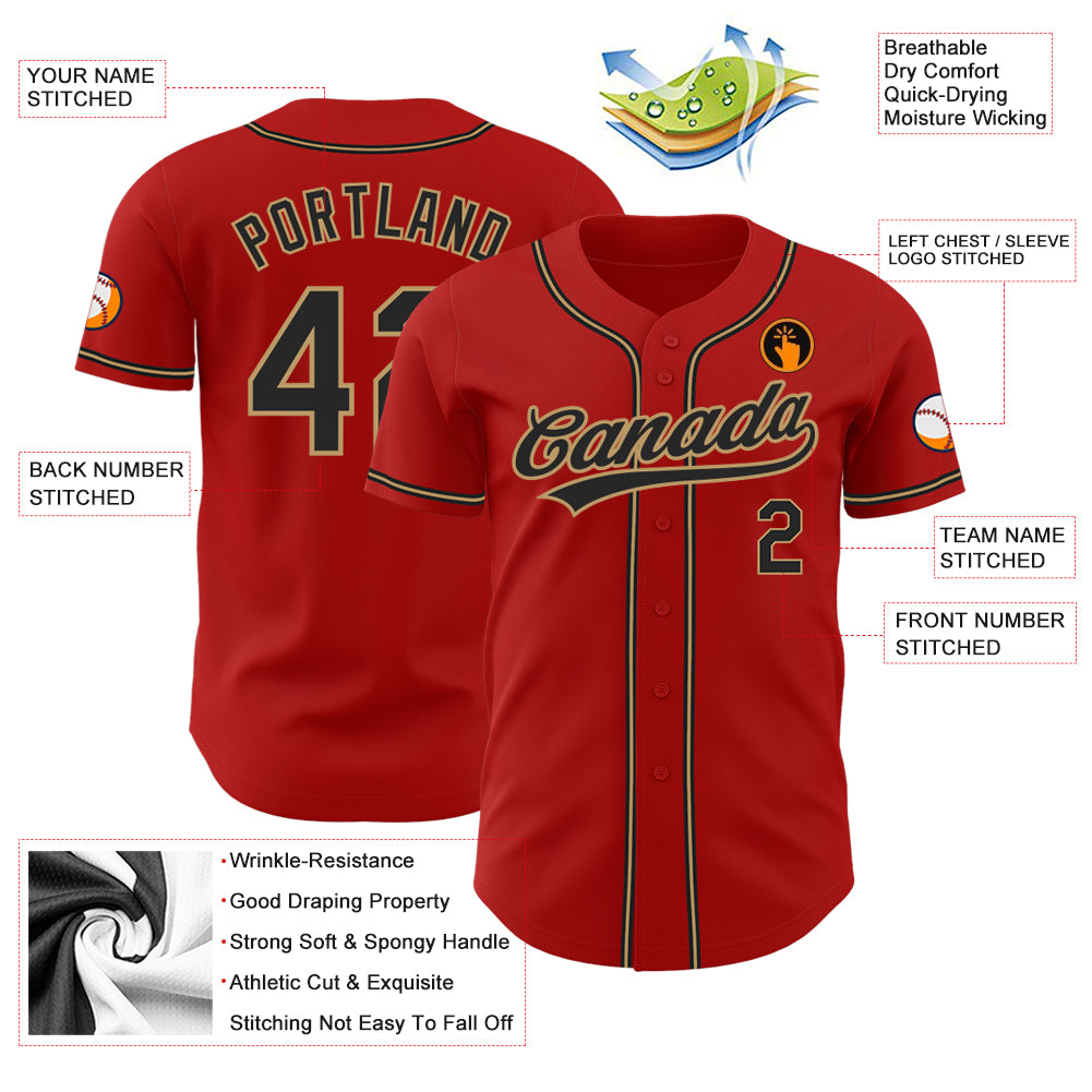 Custom-Red-Black-Old-Gold-Baseball-MLB-Jersey-5579