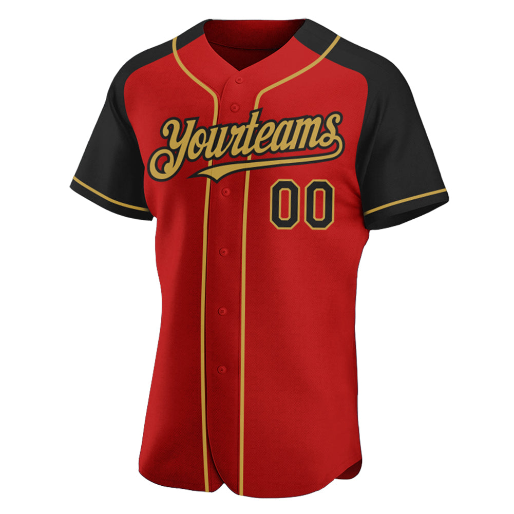 Custom-Red-Black-Old-Gold-Baseball-MLB-Jersey-9048
