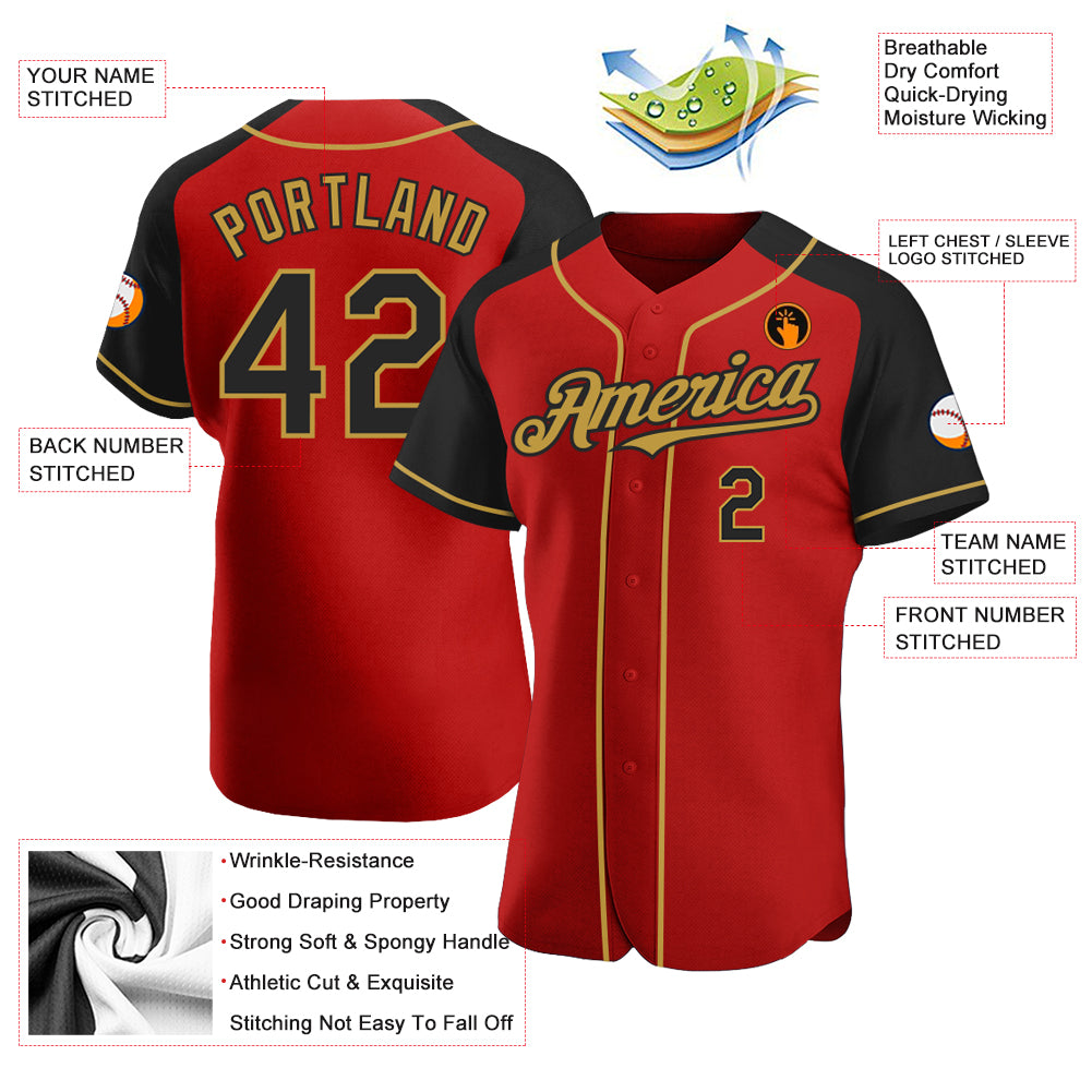 Custom-Red-Black-Old-Gold-Baseball-MLB-Jersey-9182