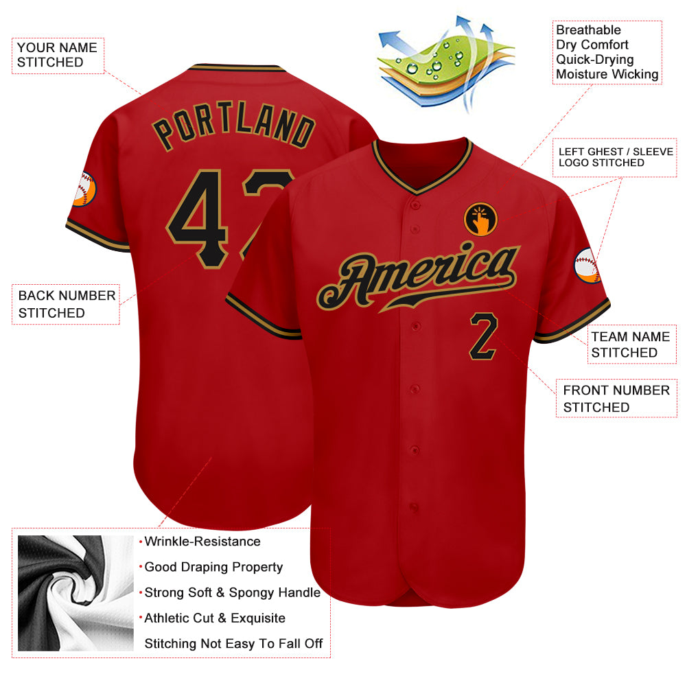Custom-Red-Black-Old-Gold-Baseball-MLB-Jersey-9334