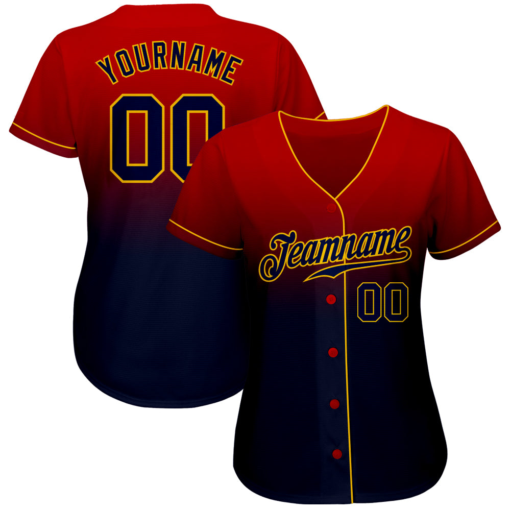 Custom-Red-Navy-Gold-Fade-Fashion-Baseball-MLB-Jersey-3655