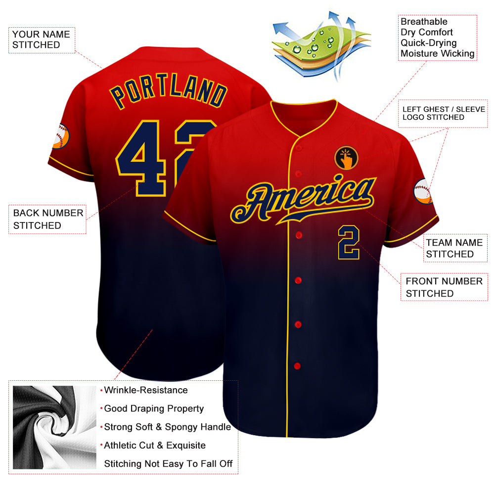 Custom-Red-Navy-Gold-Fade-Fashion-Baseball-MLB-Jersey-8360