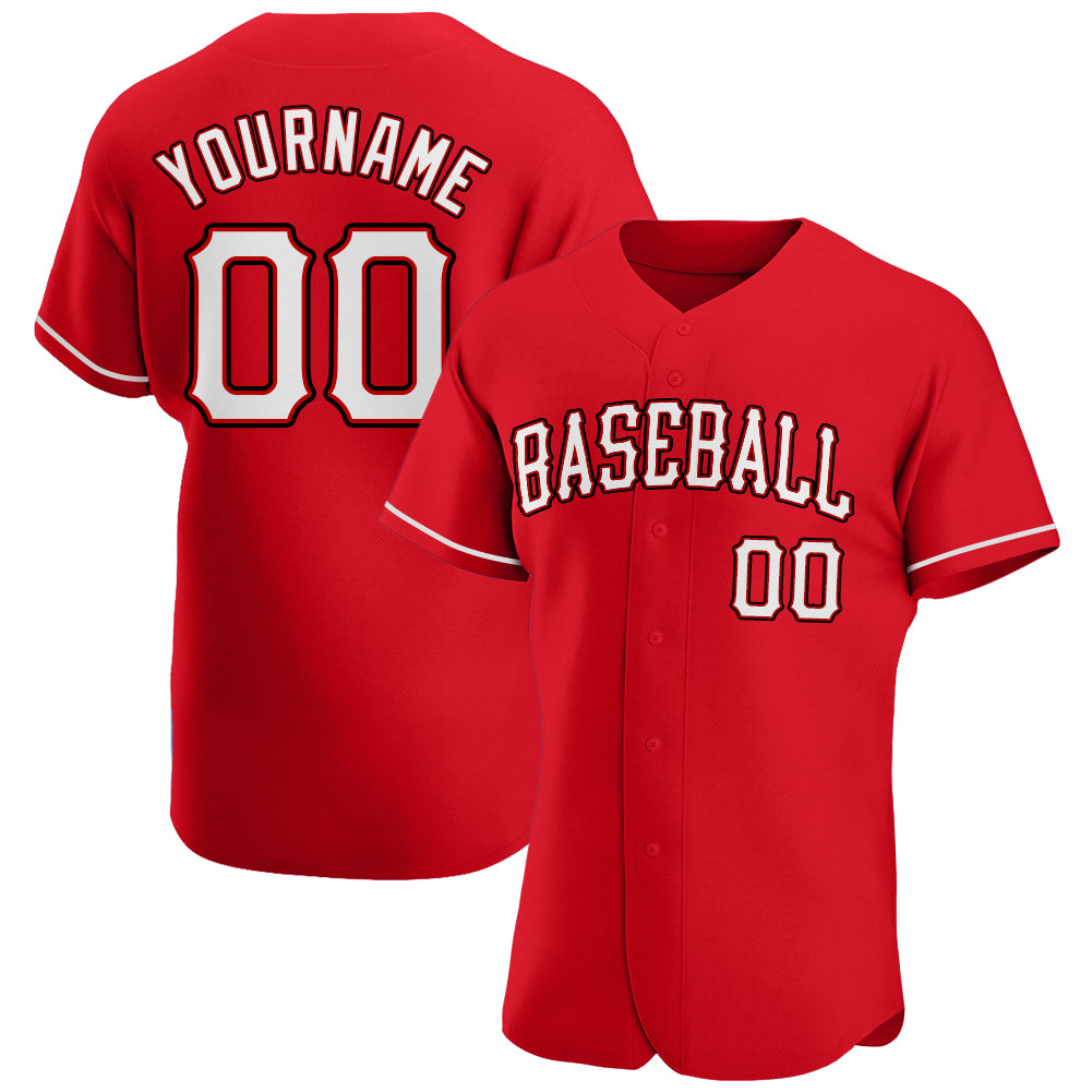 Custom-Red-White-Black-Baseball-MLB-Jersey-5548