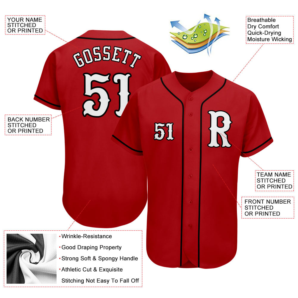 Custom-Red-White-Black-Baseball-MLB-Jersey-7845