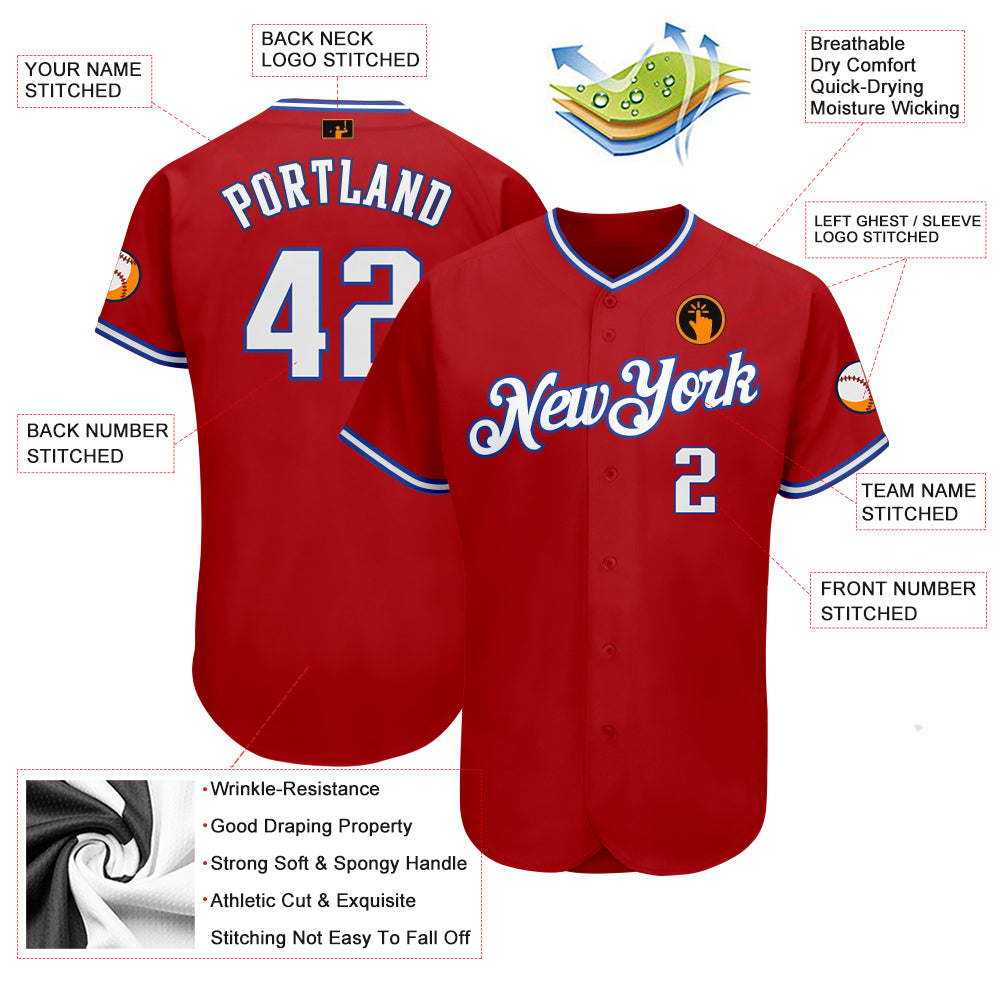 Custom-Red-White-Royal-Baseball-MLB-Jersey-2037