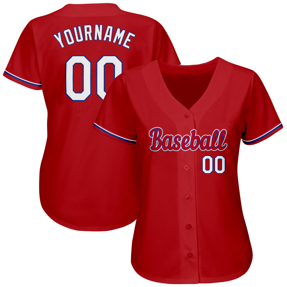 Custom-Red-White-Royal-Baseball-MLB-Jersey-7766