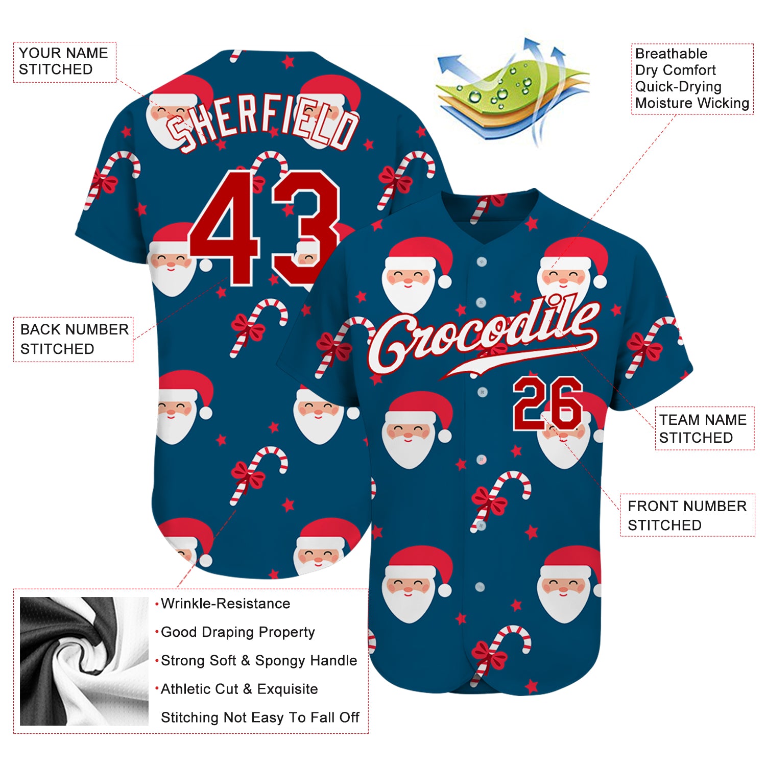Custom-Royal-Red-White-Christmas-3D-Baseball-MLB-Jersey-4731