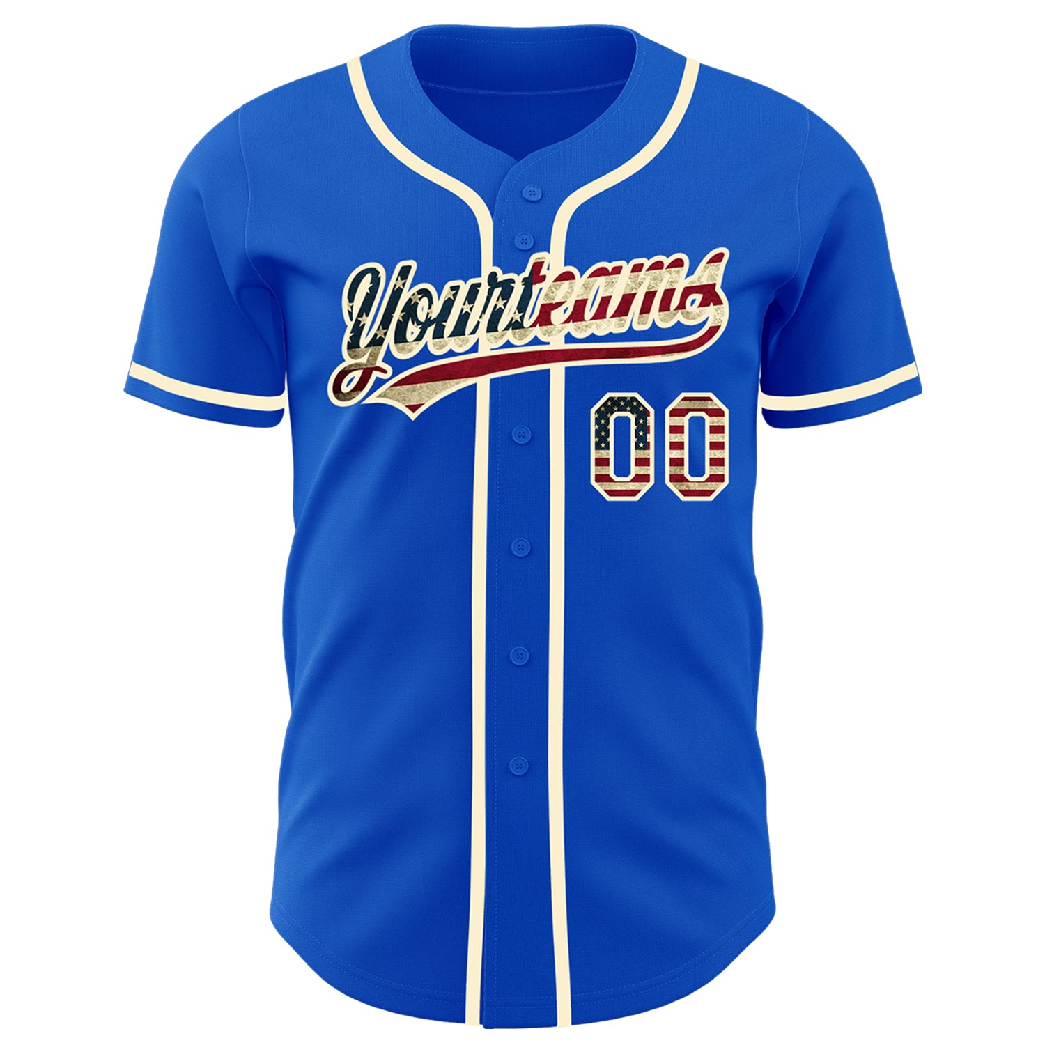 Custom-Thunder-Blue-Vintage-USA-Flag-Cream-Baseball-MLB-Jersey-7790