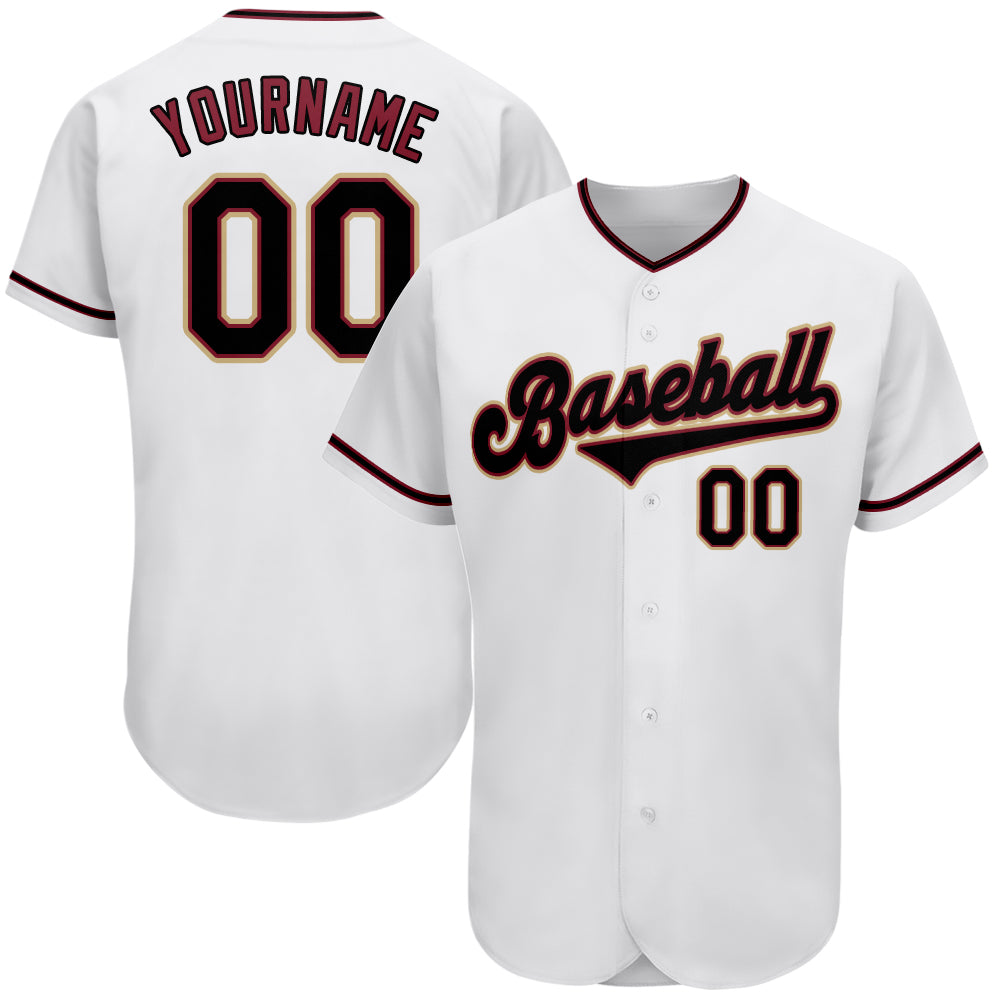 Custom-White-Black-Crimson-Baseball-MLB-Jersey-3636