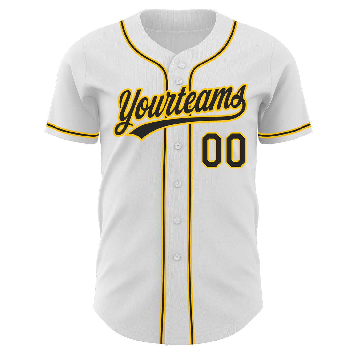 Custom-White-Black-Gold-Baseball-MLB-Jersey-9157