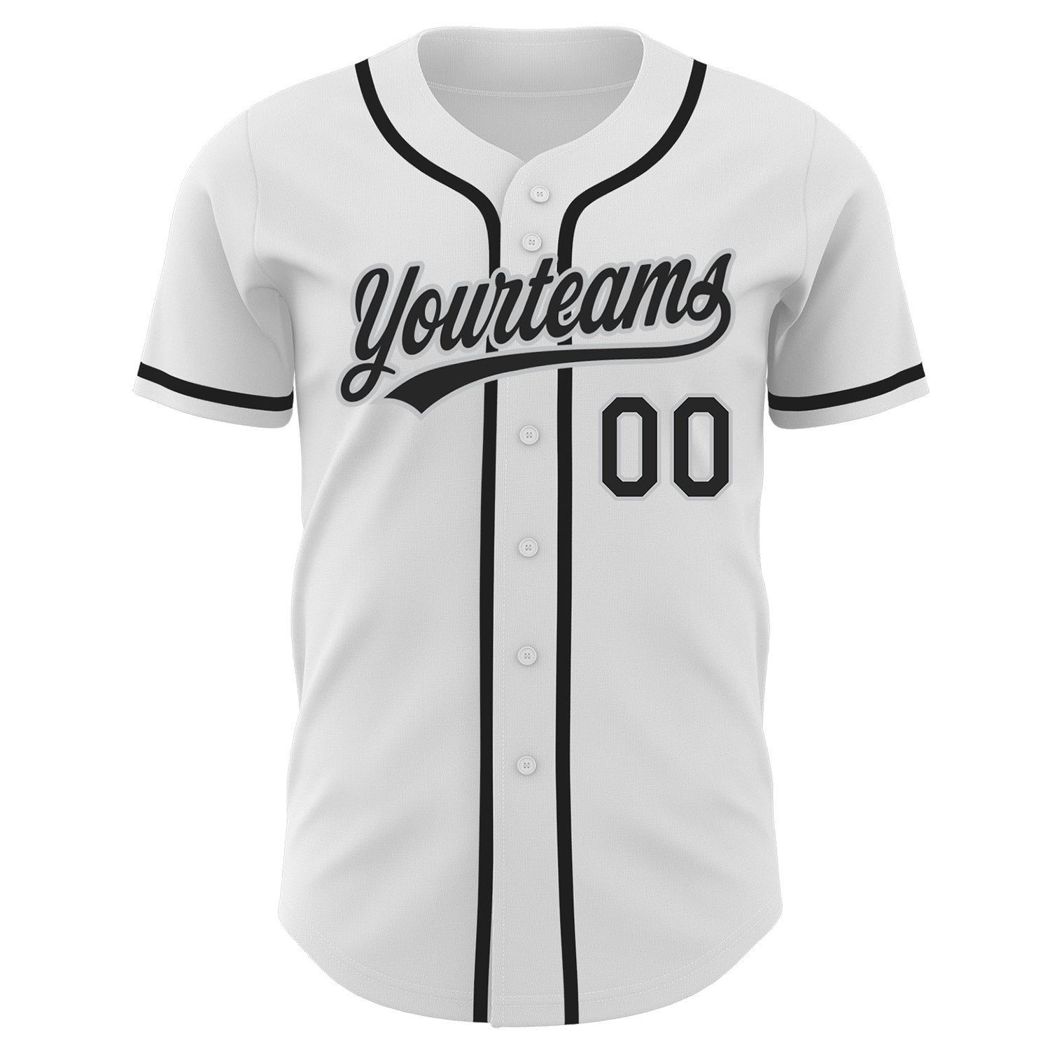 Custom-White-Black-Gray-Baseball-MLB-Jersey-5816