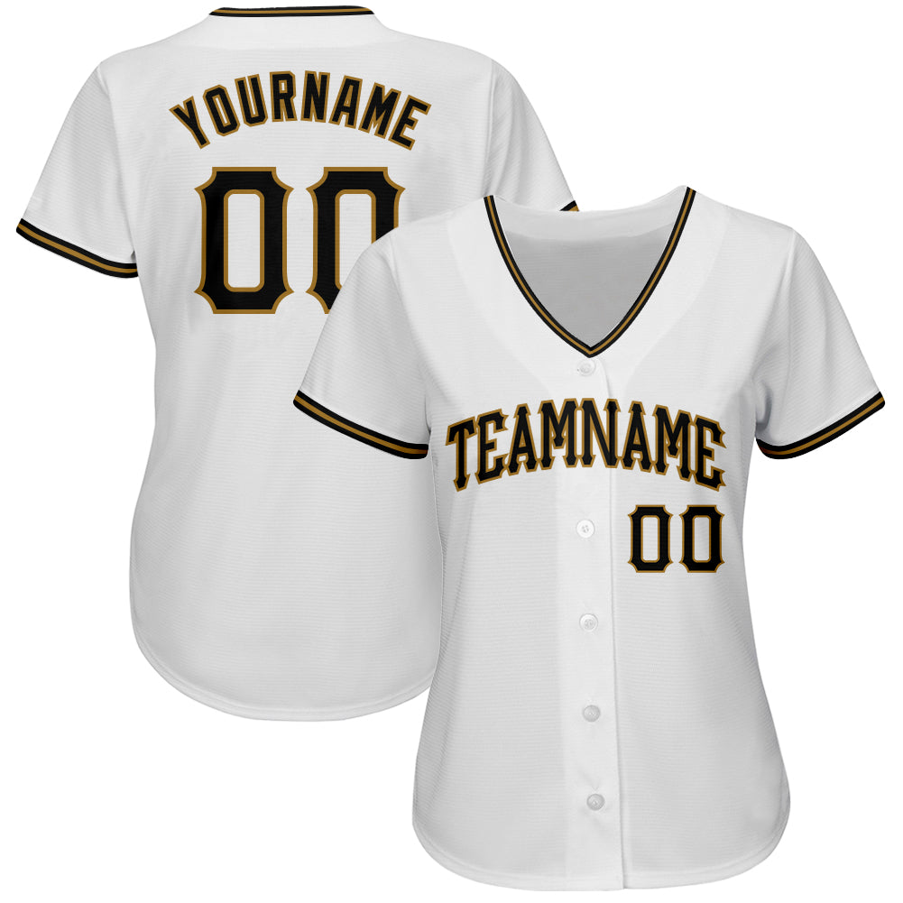 Custom-White-Black-Old-Gold-Baseball-MLB-Jersey-4411