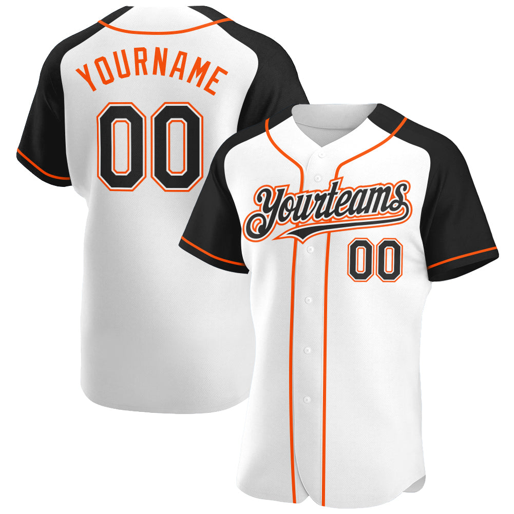 Custom-White-Black-Orange-Baseball-MLB-Jersey-7145