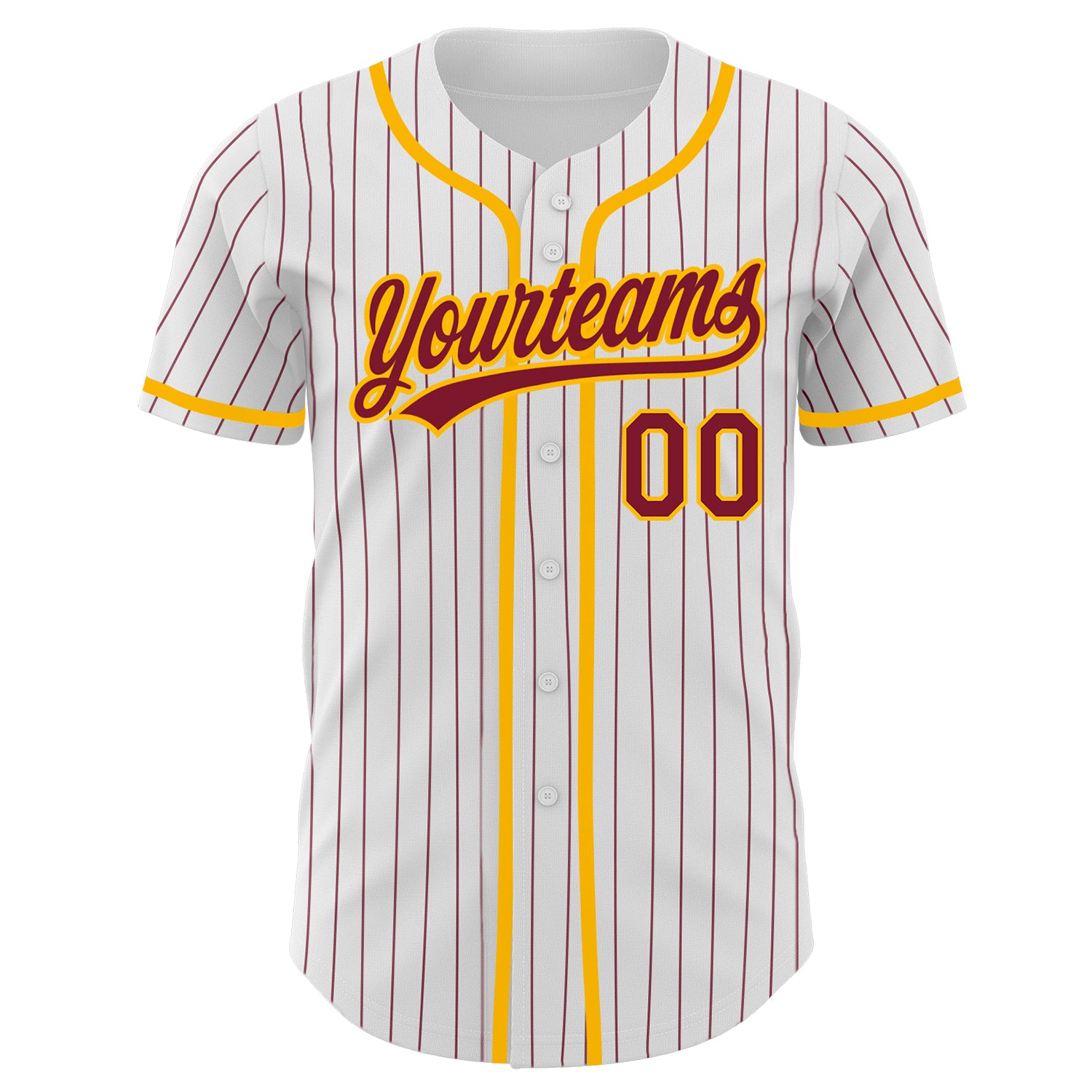 Custom-White-Crimson-Pinstripe-Crimson-Gold-Baseball-MLB-Jersey-1890