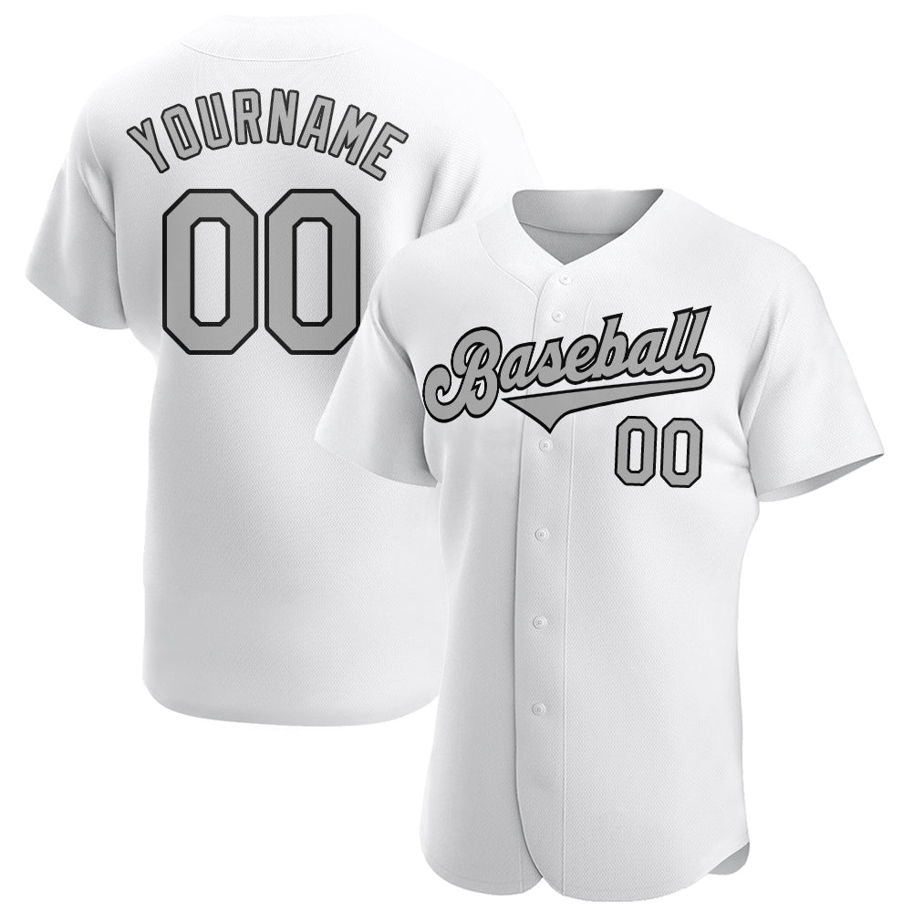 Custom-White-Gray-Black-Baseball-MLB-Jersey-4917