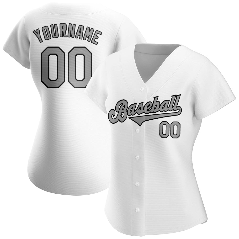 Custom-White-Gray-Black-Baseball-MLB-Jersey-8938