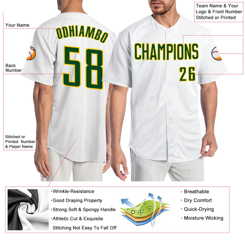 Custom-White-Green-Gold-Baseball-MLB-Jersey-1569
