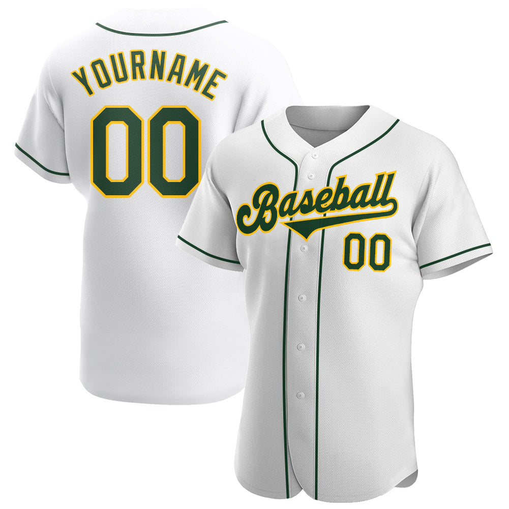 Custom-White-Green-Gold-Baseball-MLB-Jersey-4725