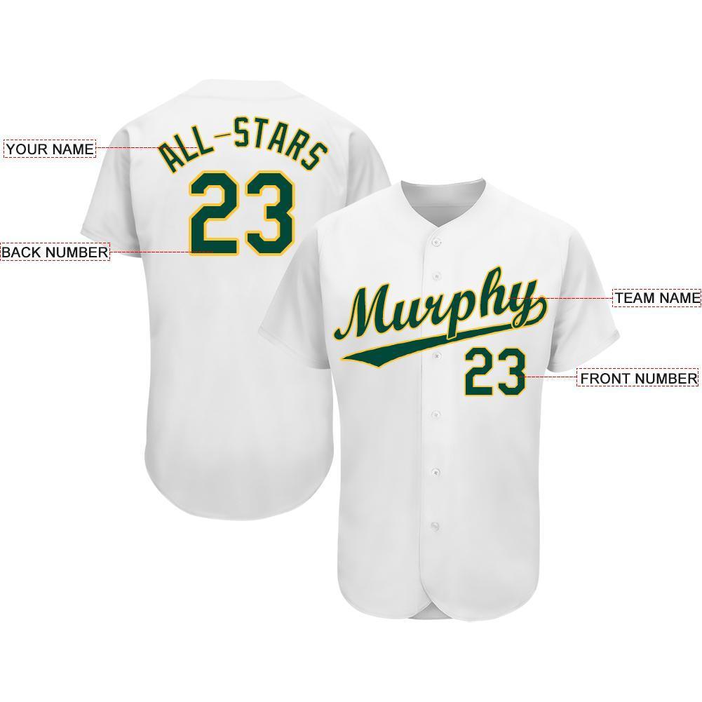 Custom-White-Green-Gold-Baseball-MLB-Jersey-7780