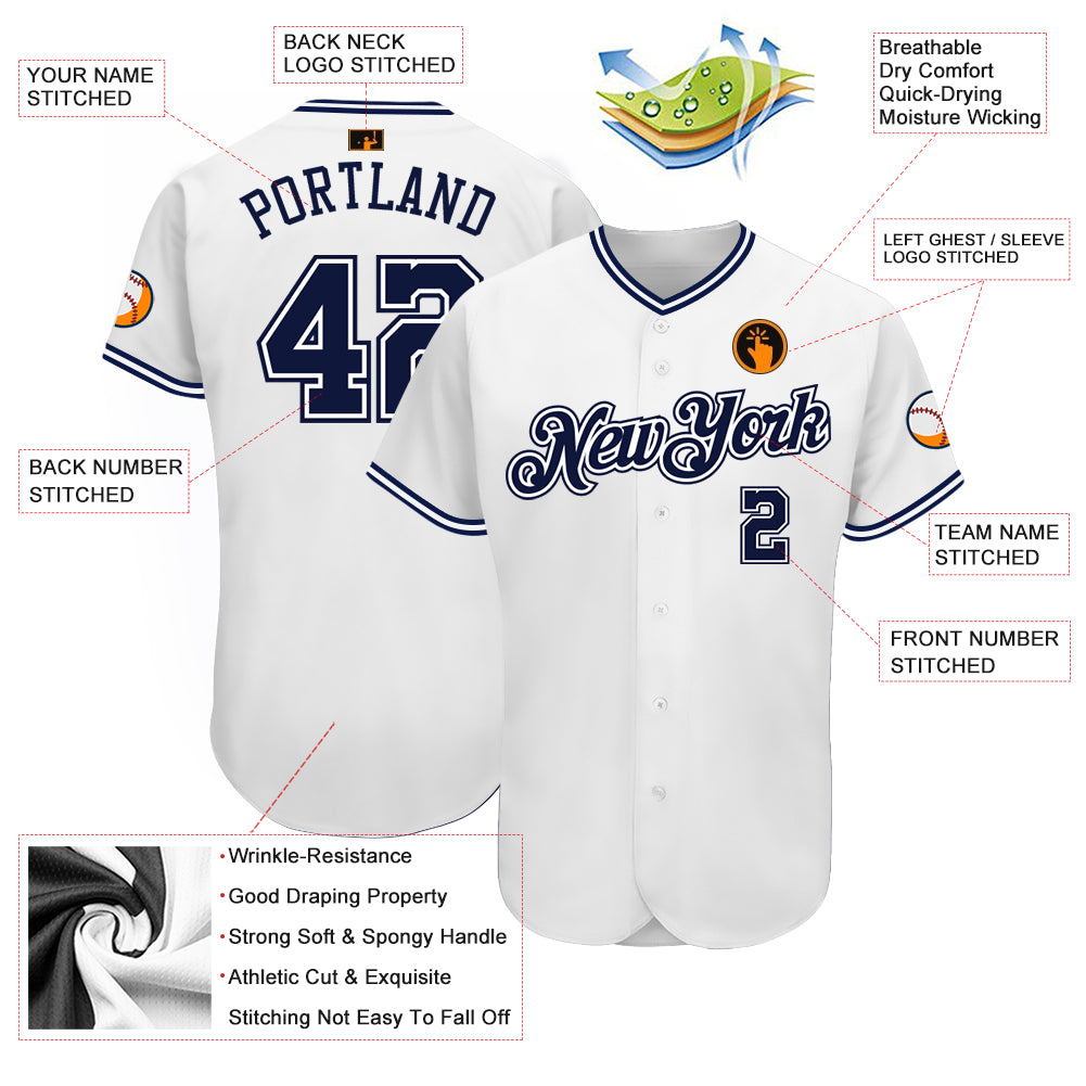 Custom-White-Navy-Baseball-MLB-Jersey-4251