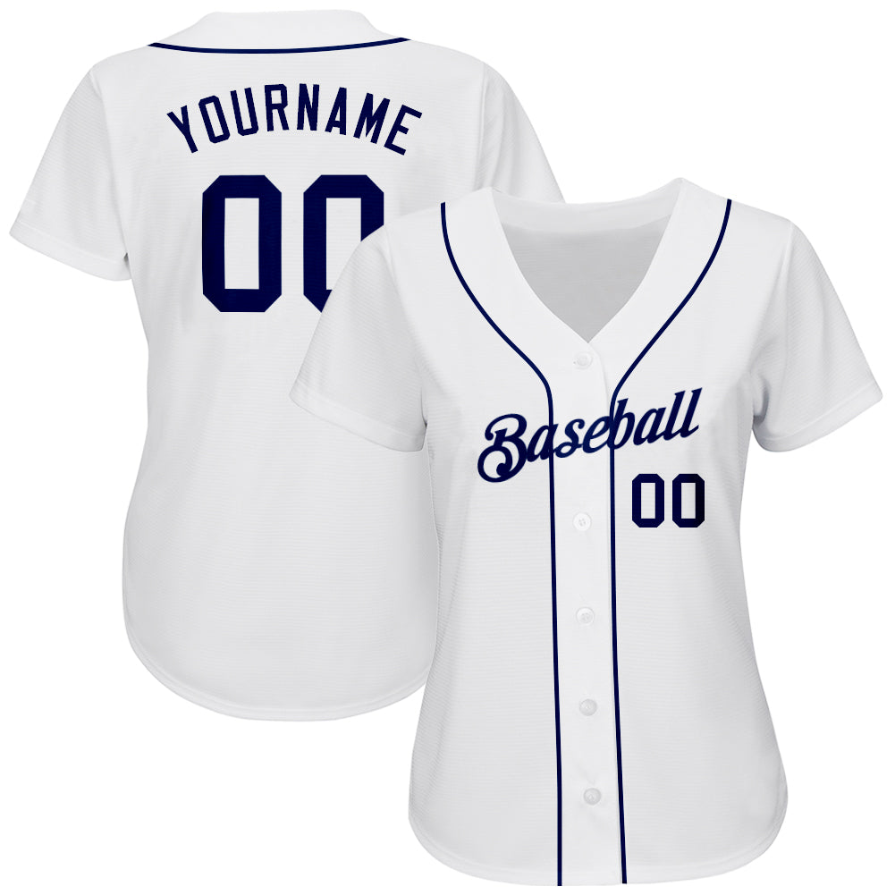 Custom-White-Navy-Baseball-MLB-Jersey-5332