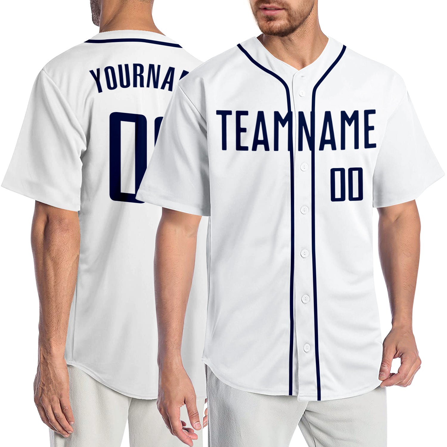 Custom-White-Navy-Baseball-MLB-Jersey-7231