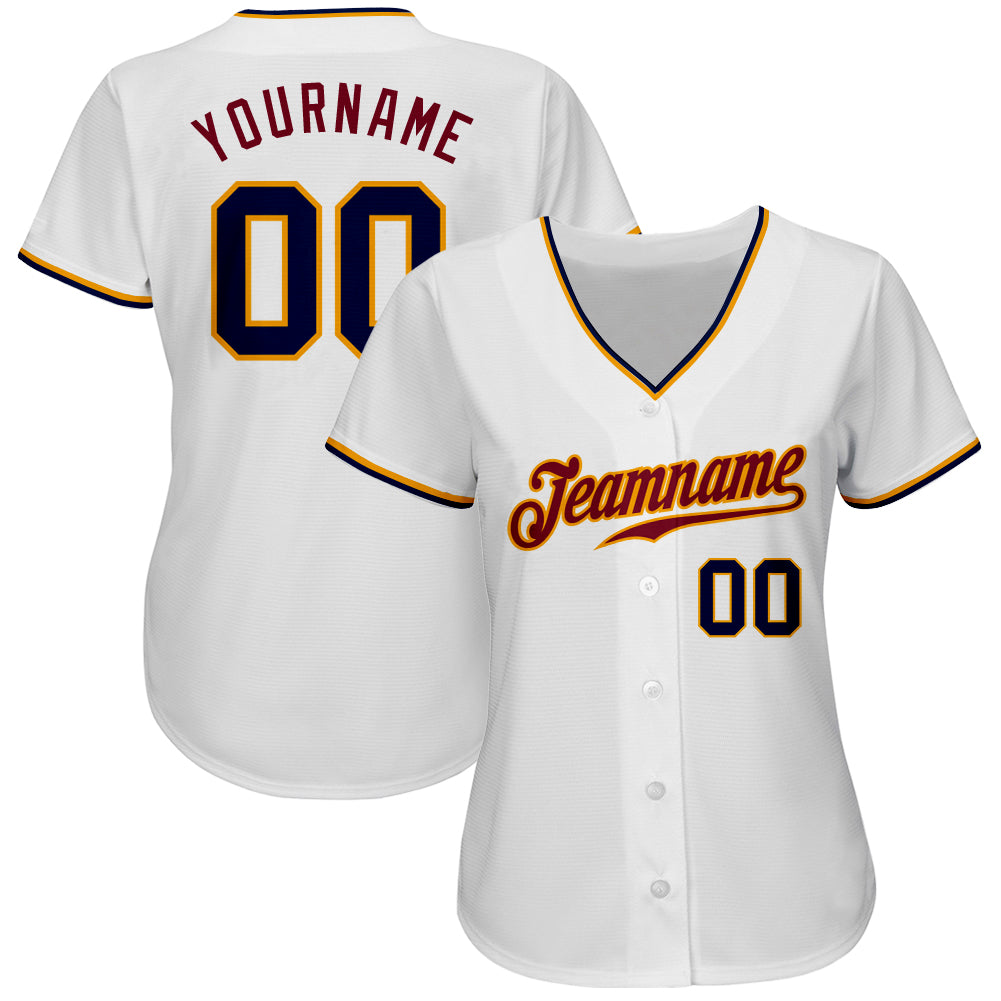 Custom-White-Navy-Gold-Baseball-MLB-Jersey-7664