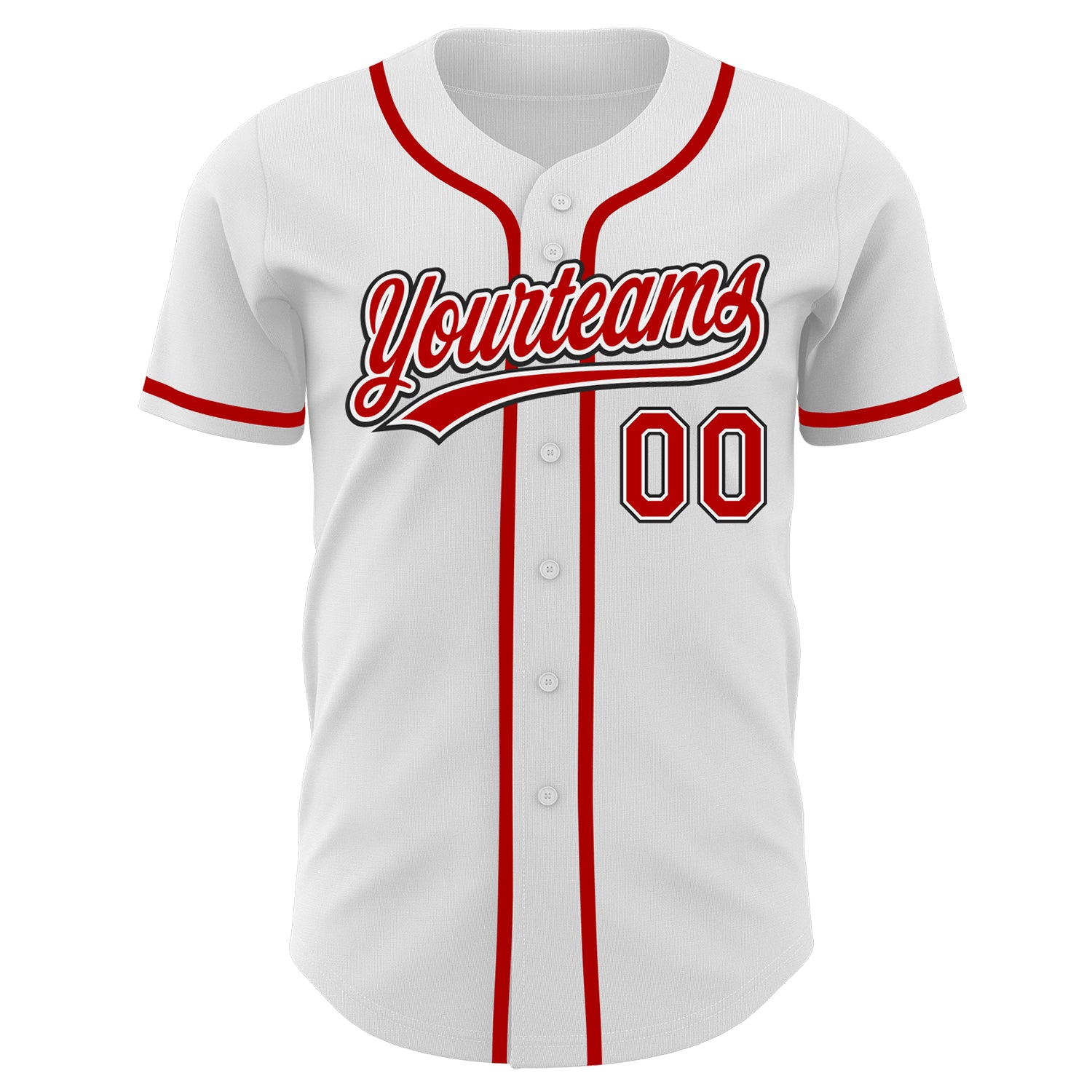Custom-White-Red-Black-Baseball-MLB-Jersey-1891