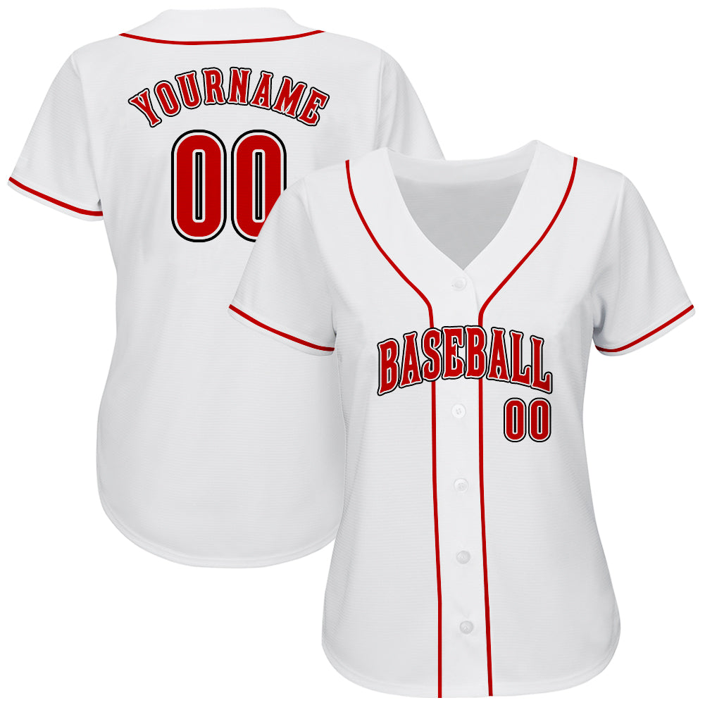 Custom-White-Red-Black-Baseball-MLB-Jersey-2635