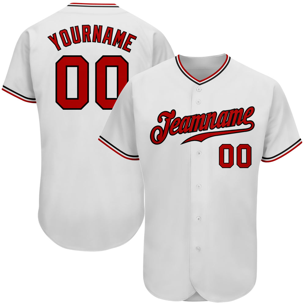 Custom-White-Red-Black-Baseball-MLB-Jersey-2979