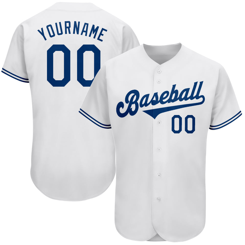 Custom-White-Royal-Baseball-MLB-Jersey-2903