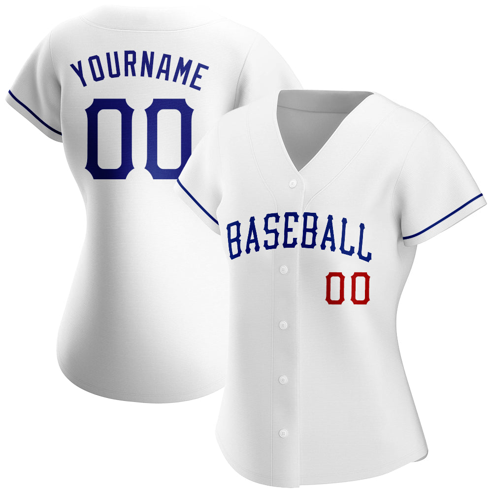 Custom-White-Royal-Red-Baseball-MLB-Jersey-2114