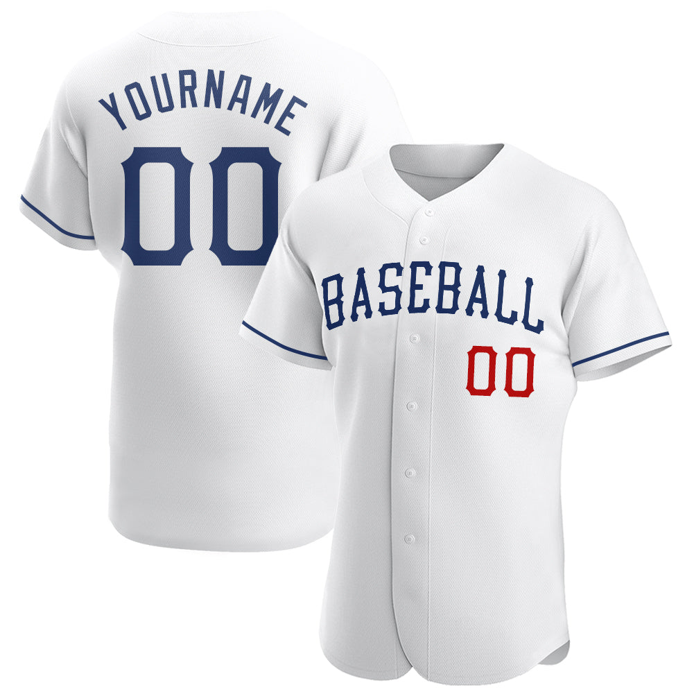 Custom-White-Royal-Red-Baseball-MLB-Jersey-8543