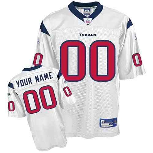 Houston-Texans-Youth-Customized-White-NFL-Jersey-7628